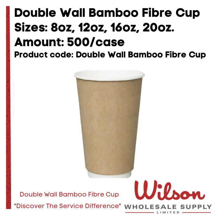 Double Wall Bamboo Fibre Cup
