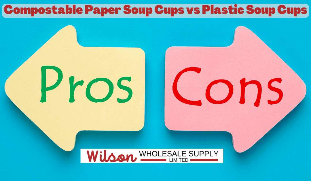 Compostable Paper Soup Cups vs Plastic Soup Cups