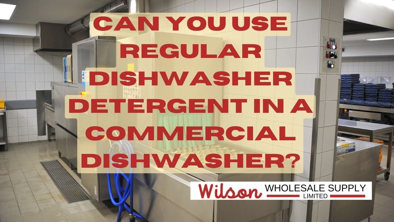 Can You Use Regular Dishwasher Detergent in a Commercial Dishwasher