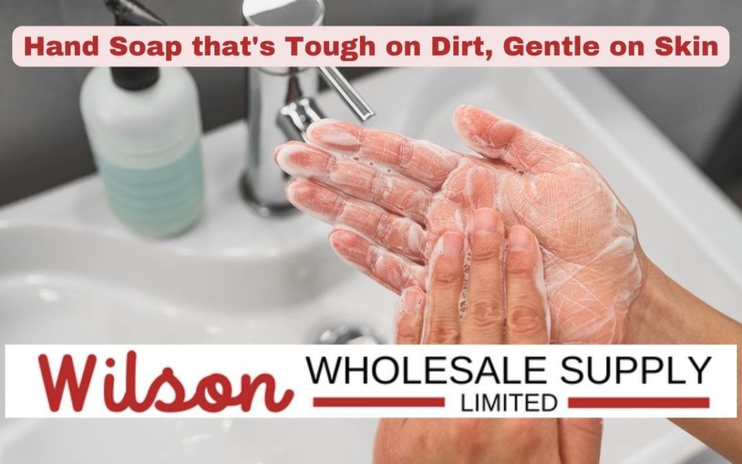 Soap that’s Tough on Dirt, Gentle on Skin