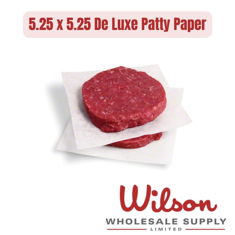 Waxed Butcher Paper Sheets, Hamburger Patty