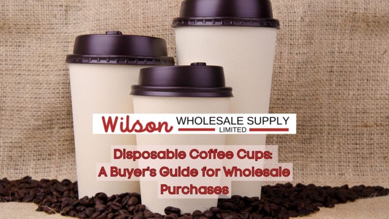Disposable Coffee Cups A Buyer's Guide for Wholesale Purchases