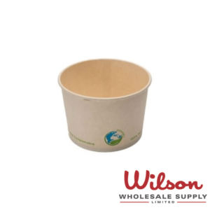 8oz Compostable Bamboo Fibre Soup Cup