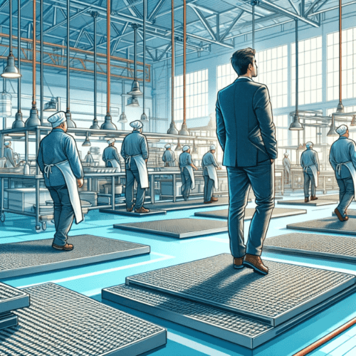 Anti-Fatigue Mats Necessary in environments where employees stand for long period