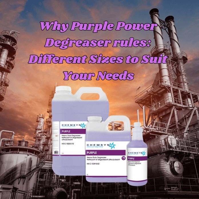 Why Purple Power Degreaser is the Best Choice